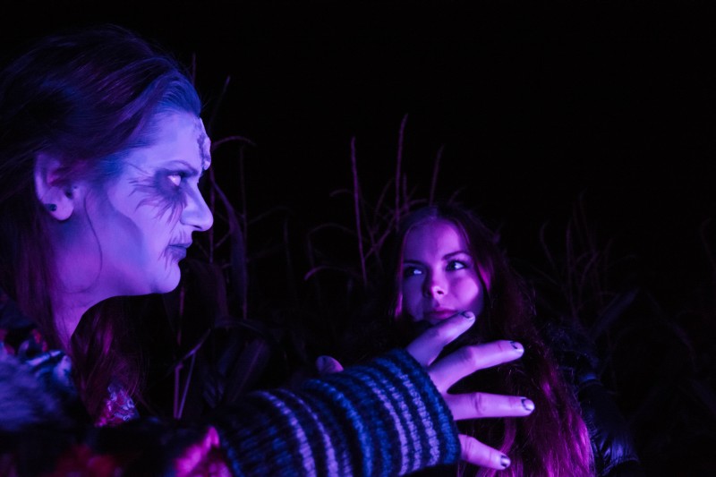 Screamteam IG-Grusel als Maisgespenst im Maislabyrinth 2015 in Jersbek